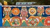 Wall, St. Eom's Pasaquan, 2016 Wall, St. Eom's Pasaquan, 2016
