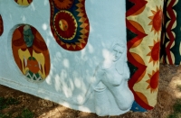 Carport detail, St. Eom's Pasaquan, circa 1990