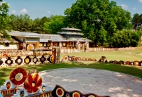 The main compound, St. Eom's Pasaquan, circa 1990