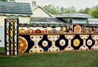 Wall and compound, St. Eom's Pasaquan, circa 1990