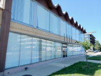 The swoopy cornice says it all at the former Town House Furniture, 3455 W. Peterson