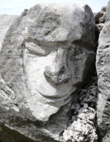 Joel Cardenas' portrait carving Joel Cardenas' portrait carving