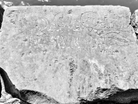 Bathing beauty pair, OK, E Buzy, B. Doyle, Tony, Mac, Dunk 38, unfinished standing bathing beauty., now fallen into the Lake. Chicago lakefront stone carvings, Promontory Point. 2021