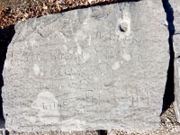 Autograph rock: Peg Hogan, Kay Kelly, Harlem, Brun, Goths, others. Level 5. Chicago lakefront stone carvings, Promontory Point. 2018