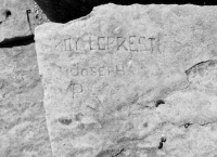 Roy Lopresti, Joseph, P, Woods. From Chicago Tribune, 2/22/2008: "Roy LoPresti, age 85, longtime West Beverly resident formerly of Chicago's Roseland-Pullman area. 1939 graduate of Tilden Tech and active Alumni Association member. Graduate of Illinois Institute and Goodman Manufacturing. Husband of the late Mary, nee Canale; father of Frank, Roy Jr. (Patti Soristo) and Roseann LoPresti; beloved "Papa" of Michael; brother of the late Anthony (Peggy) LoPresti; uncle of Toni Rose and Terri Marie." Level 4. Chicago lakefront stone carvings, Promontory Point area. 2018