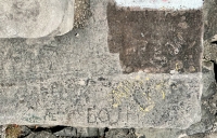 Bennie, Bernie + Patti, BO, JFW, Romanticos 7, others. Level 2. Chicago lakefront stone carvings, Promontory Point. 2023 Bennie, Bernie + Patti, BO, JFW, Romanticos 7, others. Level 2. Chicago lakefront stone carvings, Promontory Point. 2023
