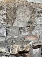 CE, Pat, Brot, Way, Whitey, Fitz, Beef. Level 4. Chicago lakefront stone carvings, Promontory Point. 2018