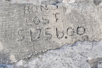 Bond lost $1756.00. Top level. Chicago lakefront stone carvings, Promontory Point. 2022