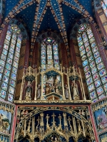 The 14th century St. Mary's Basilica in Krakow. The Poles knew how to do baroque. The 14th century St. Mary's Basilica in Krakow. The Poles knew how to do baroque.