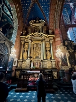 The 14th century St. Mary's Basilica in Krakow. The Poles knew how to do baroque. The 14th century St. Mary's Basilica in Krakow. The Poles knew how to do baroque.