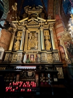 The 14th century St. Mary's Basilica in Krakow. The Poles knew how to do baroque. The 14th century St. Mary's Basilica in Krakow. The Poles knew how to do baroque.