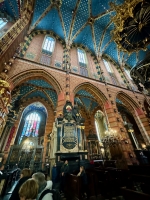 The 14th century St. Mary's Basilica in Krakow. The Poles knew how to do baroque.