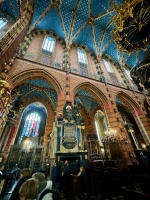 The 14th century St. Mary's Basilica in Krakow. The Poles knew how to do baroque. The 14th century St. Mary's Basilica in Krakow. The Poles knew how to do baroque.
