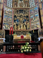 The 14th century St. Mary's Basilica in Krakow. The Poles knew how to do baroque.