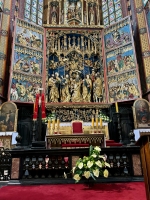 The 14th century St. Mary's Basilica in Krakow. The Poles knew how to do baroque. The 14th century St. Mary's Basilica in Krakow. The Poles knew how to do baroque.
