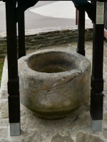 The Greek Catholic Parish Church of St. Cosmas and St. Damian in Banica near Izby was built around the middle of the 18th Century. This was the fourth church on this site, thus the 1696 baptismal, discovered within the wal near the bell tower. The Greek Catholic Parish Church of St. Cosmas and St. Damian in Banica near Izby was built around the middle of the 18th Century. This was the fourth church on this site, thus the 1696 baptismal, discovered within the wal near the bell tower.