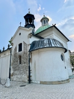 Church of St. Adalbert, Krakow, dating back to the 11th century but with later additions. Church of St. Adalbert, Krakow, dating back to the 11th century but with later additions.