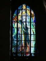 "God the Creator" made by Stanisław Wyspiański, The Church of St. Francis of Assisi, Krakow