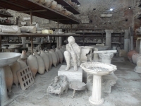 Body cast in storage