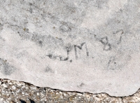 J.M. '87. Chicago lakefront stone carvings, Promontory Point. 2020 J.M. '87. Chicago lakefront stone carvings, Promontory Point. 2020