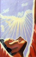 Quinten B. Smith, "Raising Glory," c. 1993: Woman looking to the sky