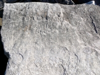 Tom Dahlin, The Arrows. Chicago lakefront stone carvings, south of La Rabida Hospital. 2025 Tom Dahlin, The Arrows. Chicago lakefront stone carvings, south of La Rabida Hospital. 2025
