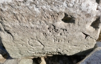 g, Frit-s, Rube, R. Chicago Lakefront stone carvings, south of La Rabida Hospital. 2025 g, Frit-s, Rube, R. Chicago Lakefront stone carvings, south of La Rabida Hospital. 2025