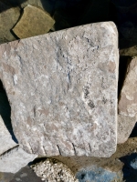 Rich. Chicago Lakefront stone carvings, south of La Rabida Hospital. 2025 Rich. Chicago Lakefront stone carvings, south of La Rabida Hospital. 2025