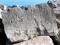 BT, 17 St., D.S., Jim F, Ed Russell-36, Swede. Chicago lakefront stone carvings, south of La Rabida Hospital. 2025 BT, 17 St., D.S., Jim F, Ed Russell-36, Swede. Chicago lakefront stone carvings, south of La Rabida Hospital. 2025