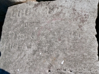 Autograph rock: Lou, B, JH, Joe, DIck, Michael, B, Arrow, others. Chicago Lakefront stone carvings, south of La Rabida Hospital. 2025 Autograph rock: Lou, B, JH, Joe, DIck, Michael, B, Arrow, others. Chicago Lakefront stone carvings, south of La Rabida Hospital. 2025