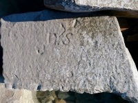 J, AS, V. Chicago Lakefront stone carvings, south of La Rabida Hospital. 2025 J, AS, V. Chicago Lakefront stone carvings, south of La Rabida Hospital. 2025
