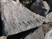Bob, ST. Chicago Lakefront stone carvings, south of La Rabida Hospital. 2025 Bob, ST. Chicago Lakefront stone carvings, south of La Rabida Hospital. 2025