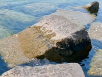 Alina, CH, WBV. Chicago lakefront stone carvings, south of La Rabida Hospital. 2023 Alina, CH, WBV. Chicago lakefront stone carvings, south of La Rabida Hospital. 2023