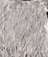 Autograph rock detail: JI, Bob, K, G.T., C, Ray, Babe, W, K, Shorty, Pegleg, Bart, Ray, others. Chicago lakefront stone carvings, south of La Rabida Hospital. 2025 Autograph rock detail: JI, Bob, K, G.T., C, Ray, Babe, W, K, Shorty, Pegleg, Bart, Ray, others. Chicago lakefront stone carvings, south of La Rabida Hospital. 2025