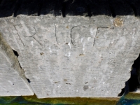 Rice. Chicago lakefront stone carvings, Rainbow Beach jetty. 2022 Rice. Chicago lakefront stone carvings, Rainbow Beach jetty. 2022