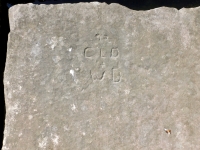 92 CLD + WD. Chicago lakefront stone carvings, Rainbow Beach jetty. 2022 92 CLD + WD. Chicago lakefront stone carvings, Rainbow Beach jetty. 2022