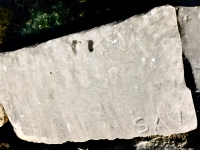 JEF, SAV, Hode, G.B. Chicago lakefront stone carvings, Rainbow Beach jetty. 2022 JEF, SAV, Hode, G.B. Chicago lakefront stone carvings, Rainbow Beach jetty. 2022