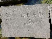 Jim + Sue 7-9-68, Dean + Marilyn. Chicago lakefront stone carvings, Rainbow Beach jetty. 2022