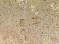 EI. Chicago lakefront stone carvings, Rainbow Beach jetty. 2019