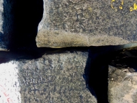 Harold +. Chicago lakefront stone carvings, Rainbow Beach. 2019