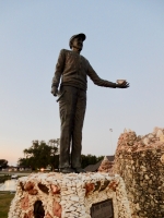 Statue of Father Paul Dobberstein, Grotto of the Redemption, West Bend, Iowa, 1912-1954