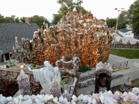 From atop the Trinity Grotto, Father Paul Dobberstein's Grotto of the Redemption, West Bend, Iowa, 1912-1954