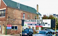 Rollin Rides Auto Sales, formerly the north half of Regency Auto Sales. Google Street View photo