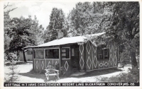Cottage #3 Hans Christensen's Resort Lake Buckatabon, Conover, Wisconsin, postcard Cottage #3 Hans Christensen's Resort Lake Buckatabon, Conover, Wisconsin, postcard