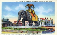Color view of Lucy the Elephant, Margate City, New Jersey, postcard Color view of Lucy the Elephant, Margate City, New Jersey, postcard