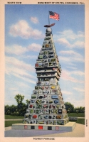 Color view of Monument of States, Kissimmee, Florida, postcard Color view of Monument of States, Kissimmee, Florida, postcard