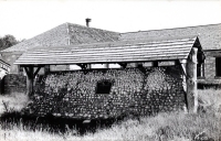 The Mormon Wall built of cobble stone -- erected in 1855, postcard The Mormon Wall built of cobble stone -- erected in 1855, postcard