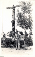 Totem pole postcard Totem pole postcard