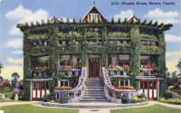 Color view of Wonder House, Bartow, Florida, postcard Color view of Wonder House, Bartow, Florida, postcard