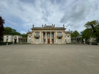 The Palace on the Isle, Łazienki Park, Warsaw. Built in the 17th century and remodeled in the 18th